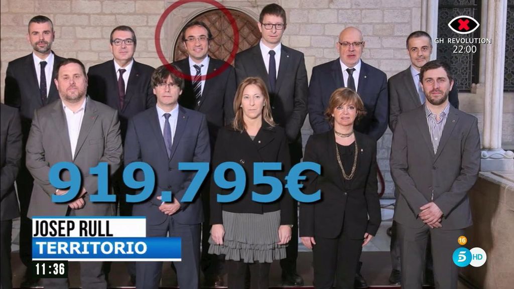 'AR' desvela el patrimonio de todos los miembros del Govern de Puigdemont