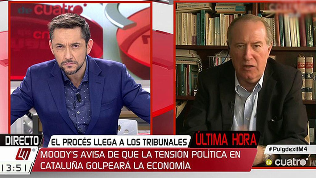 José María Gay de Liébana: "La tensión política en Cataluña golpeará la economía española"