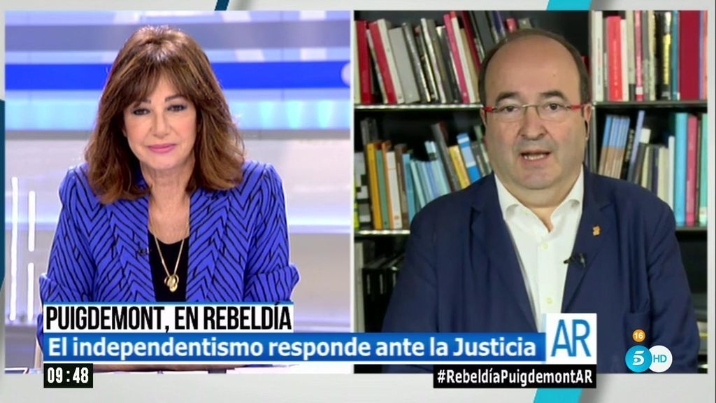 Iceta: "Cuando la Justicia te reclama, hay que presentarse y dar la cara"