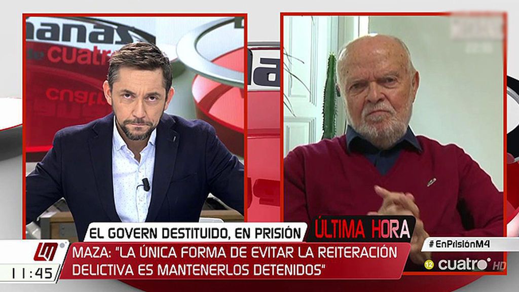Martín Pallín, fiscal y juez emérito del TS: "Nunca se puede utilizar la prisión preventiva con carácter punitivo"
