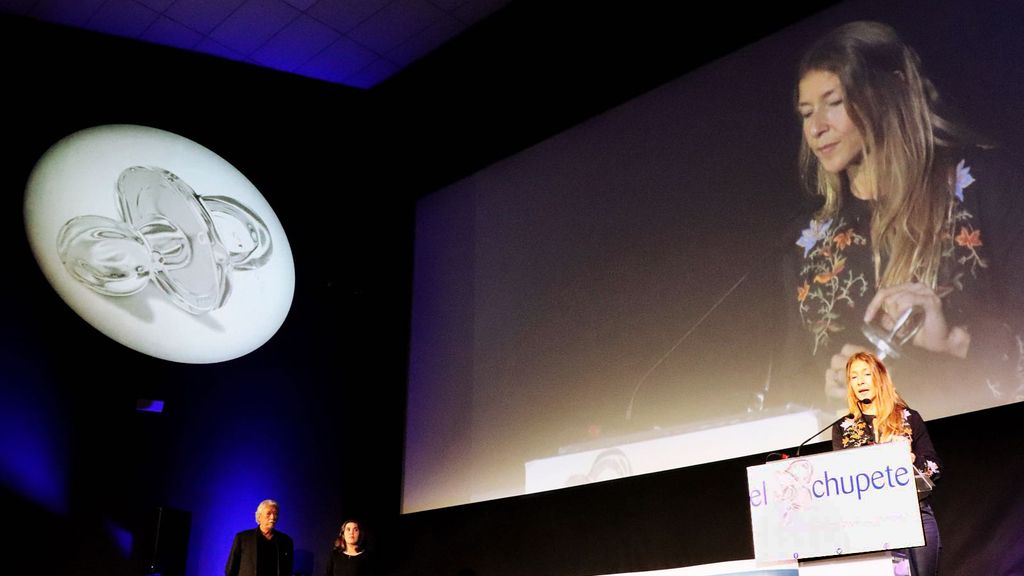 Malena Gómez Fridman recoge el premio para 'Se buscan valientes'