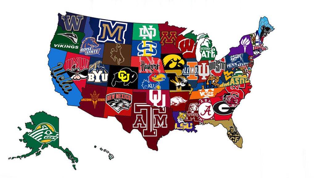 Mapa de las universidades más importantes