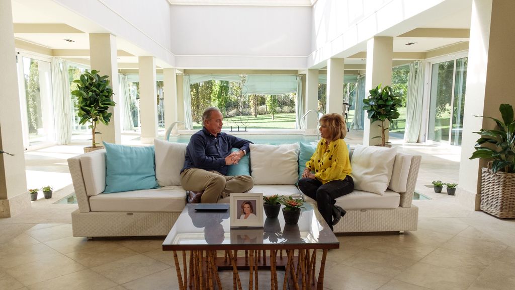María Teresa Campos visita a Bertín Osborne en el programa de Telecinco 'Mi casa es la tuya'