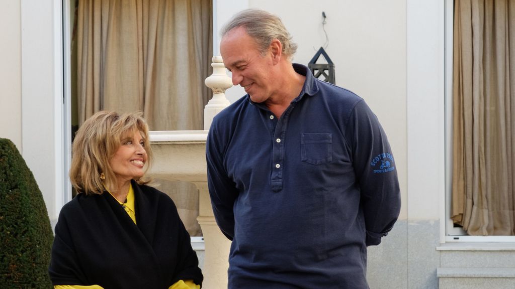 María Teresa Campos visita a Bertín Osborne en el programa de Telecinco 'Mi casa es la tuya'