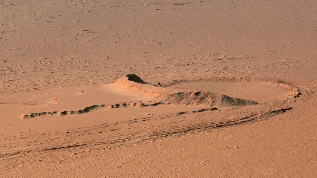 Así sería la superficie del desierto de Marte