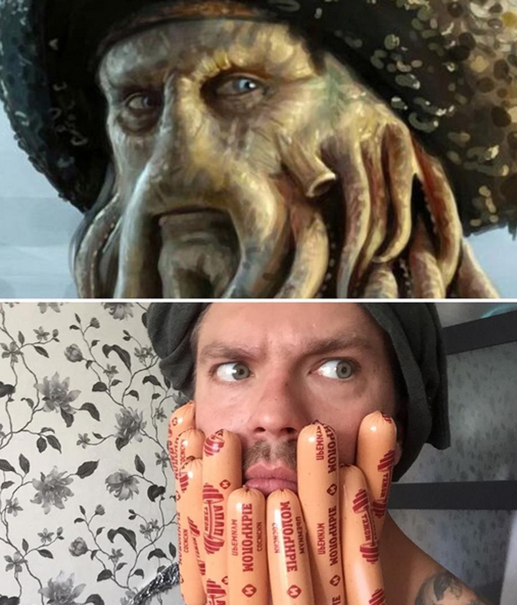 Recrea personajes famosos con objetos cotidianos y el resultado es hilarante