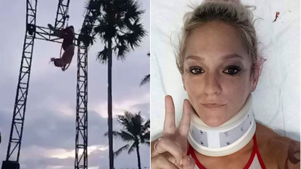 Una trapecista se rompe el cuello en una actuación en Bali