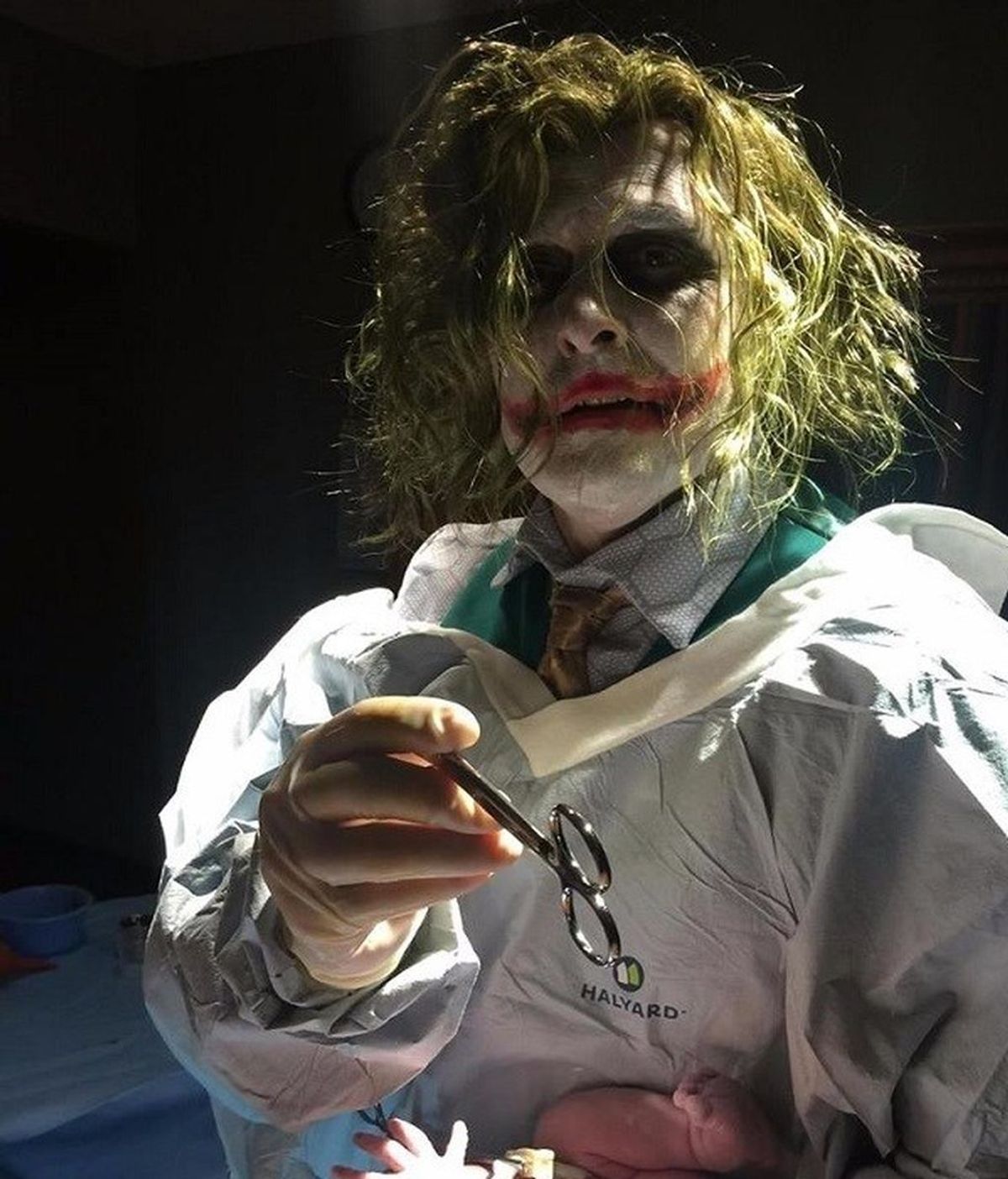 Un parto atendido por el doctor Joker