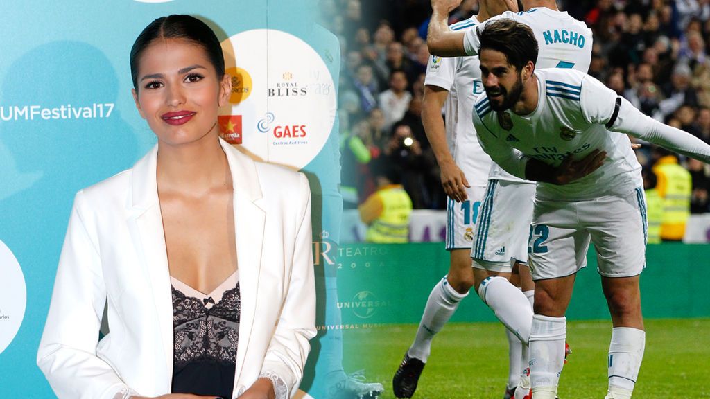 Sara Sálamo le manda el primer beso a Isco en Instagram