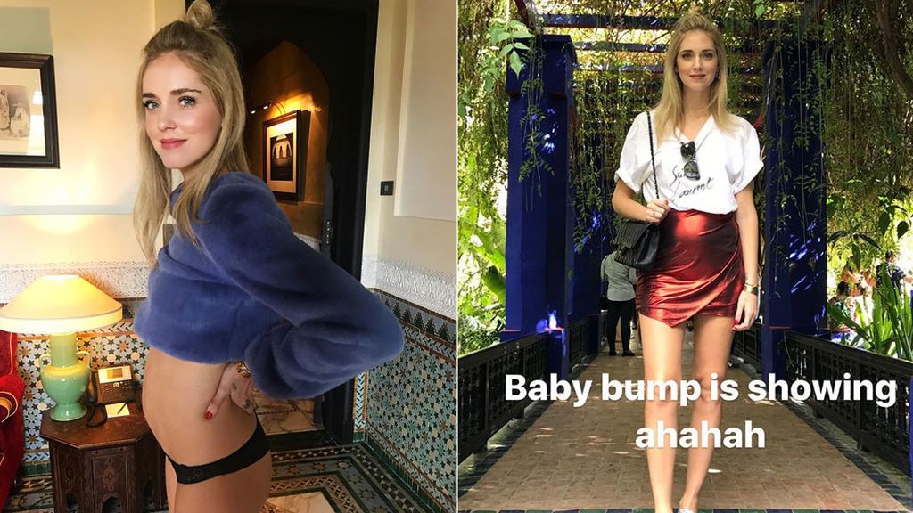 Chiara Ferragni emocionada con su "baby bump": el "Pancino Leoncino" empieza a notarse