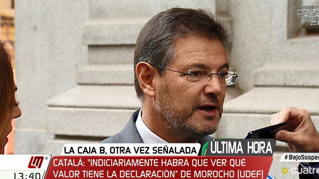 ¿Recibió Rajoy dinero de la Caja B? Catalá responde ante la afirmación de Morocho