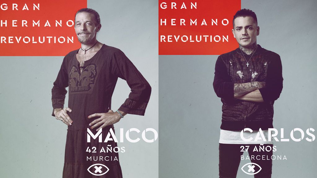 Maico y Carlos, nominados en la gala 9 de 'Gran hermano revolution'.