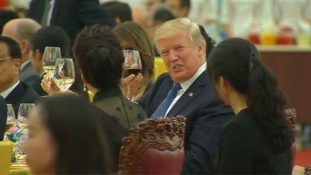 Trump brinda por China