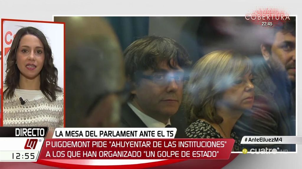 Inés Arrimadas, de Puigdemont: "No estoy pendiente de lo que hace, me cansa"