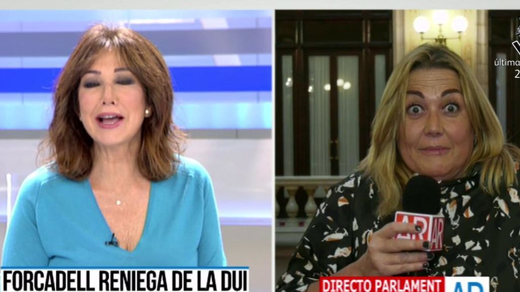 Ana Rosa llama la atención a Mayka Navarro por "ponerle ojitos" al teniente-alcalde de Barcelona