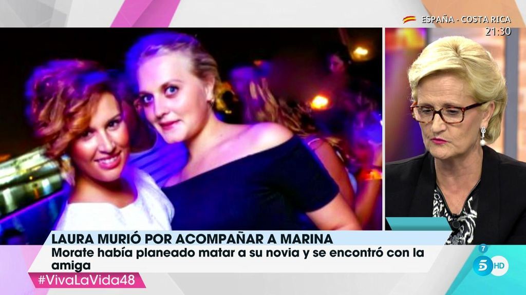 María, madre de Laura del Hoyo: "Sigo hablando con mi hija, hoy le he contado que venía aquí"