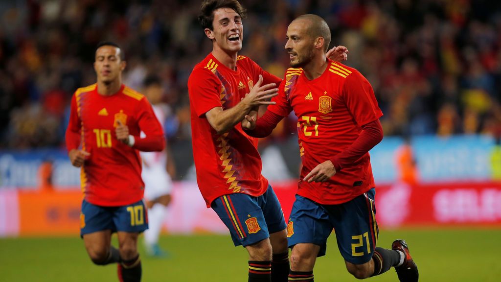¡Gol de Silva! El comodín canario de Lopetegui vuelve a marcar con España (3-0)