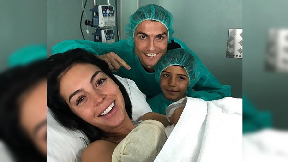 Cristiano Ronaldo anuncia en las redes el nacimiento de su cuarta hija