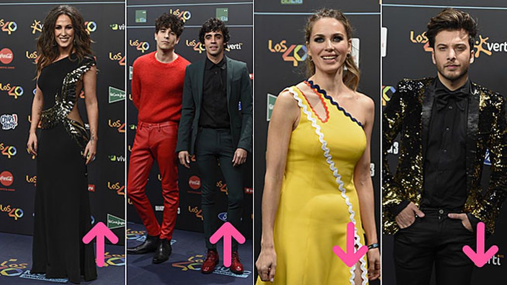 Aciertos y errores en la Red carpet 40 Principales Music Awards