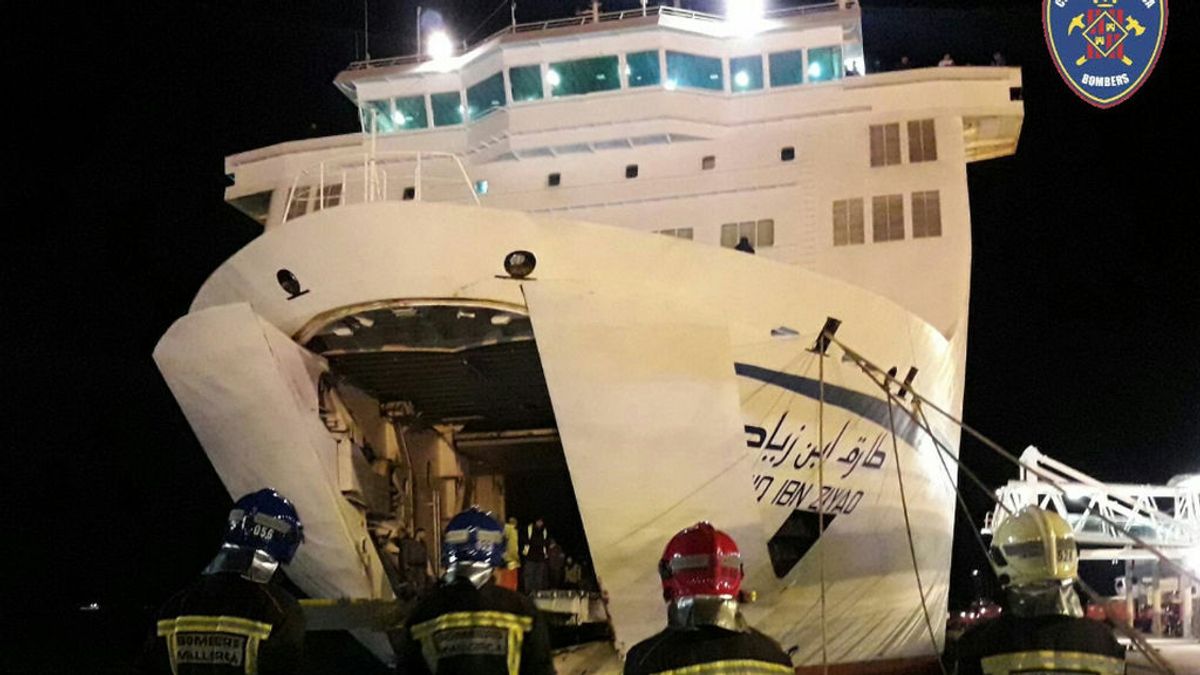 Un ferry con destino Argelia se desvía hasta Mallorca tras declararse un incendio en la bodega