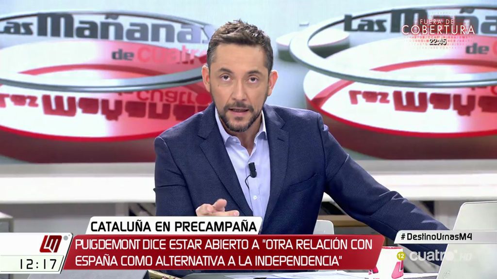 ¿Marcha atrás a la independencia? Puigdemont dice “estar abierto a otro acuerdo con España”