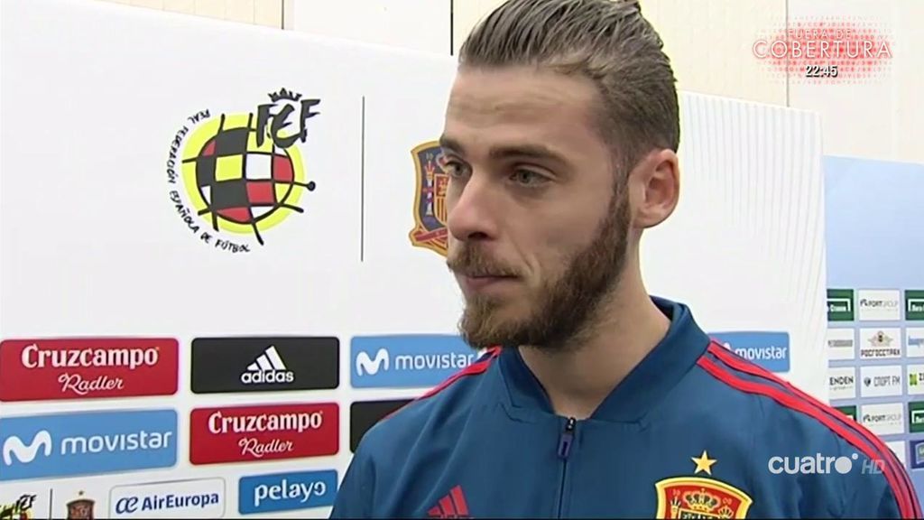 De Gea, sobre Kepa en Deportes Cuatro:  "Es un grandísimo portero, le queda mucho por disfrutar"
