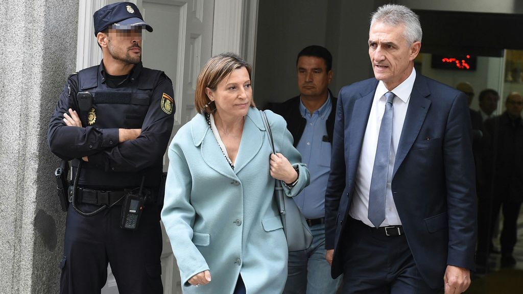 Forcadell vuelve al Parlament investigada por sedición