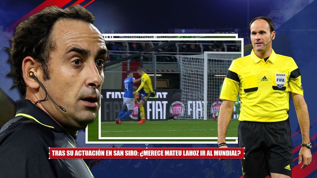 Cuatro penaltis y algo más:  el otro error de Mateu Lahoz en el Italia-Suecia que la FIFA no pasará por alto