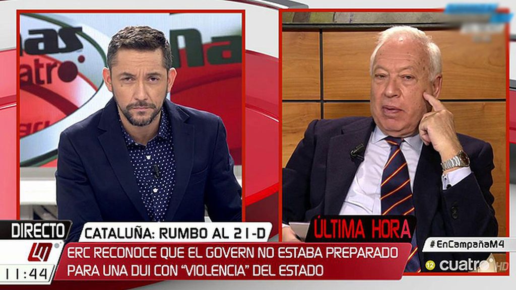 García-Margallo: “Era una petición de independencia que caía en el vacío, lo sabían”