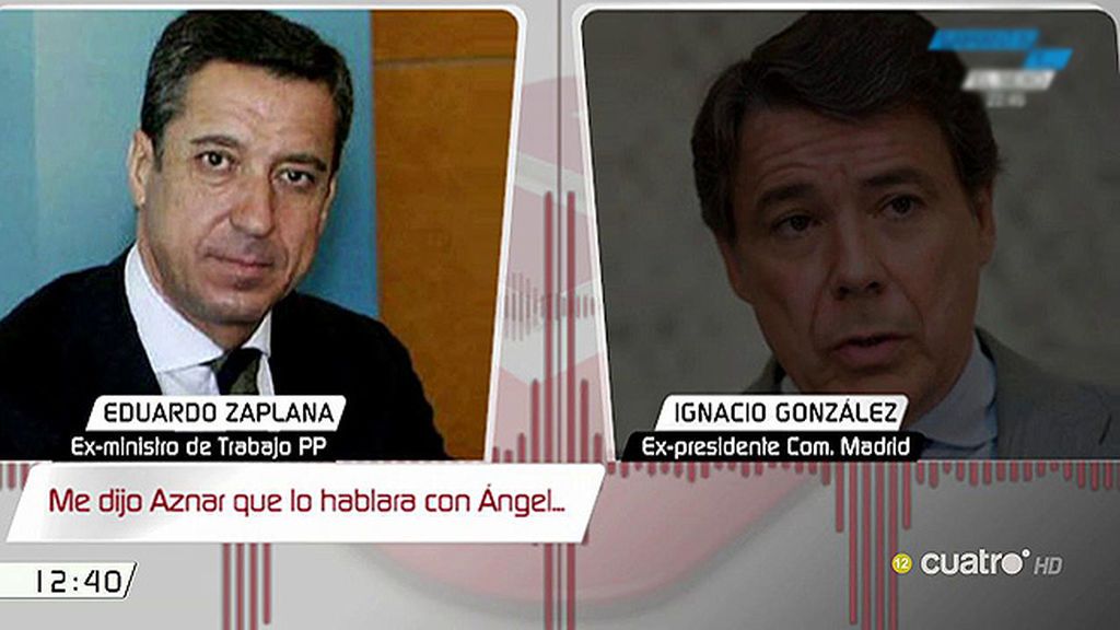 González preguntó a Zaplana si iban a poner de fiscal a su “amigo”