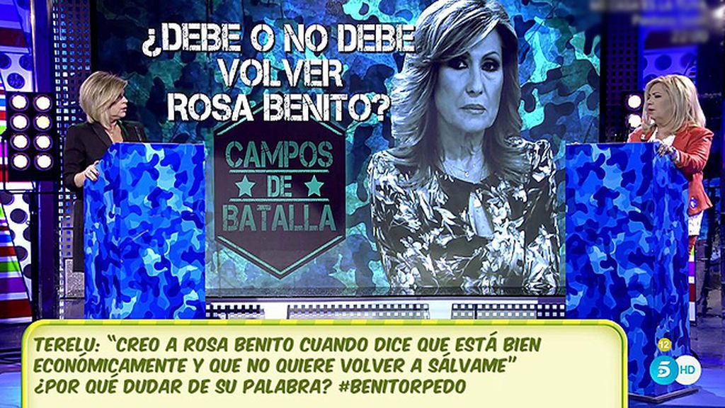Campos de batalla: ¿Debe o no debe volver Rosa Benito?