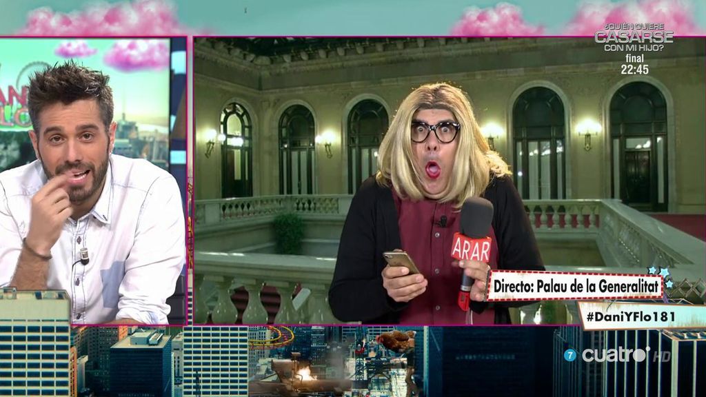 Dani y Flo conectan en directo con Mayka Navarro 😝