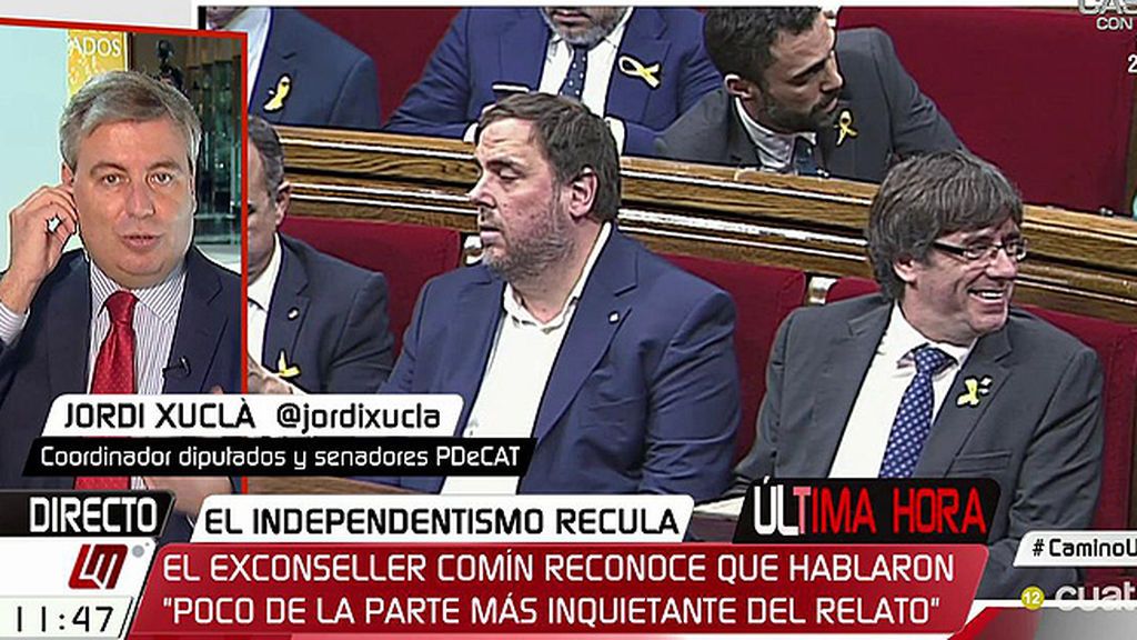Jordi Xuclá (PDeCAT): "No se ha rectificado y no se ha mentido"
