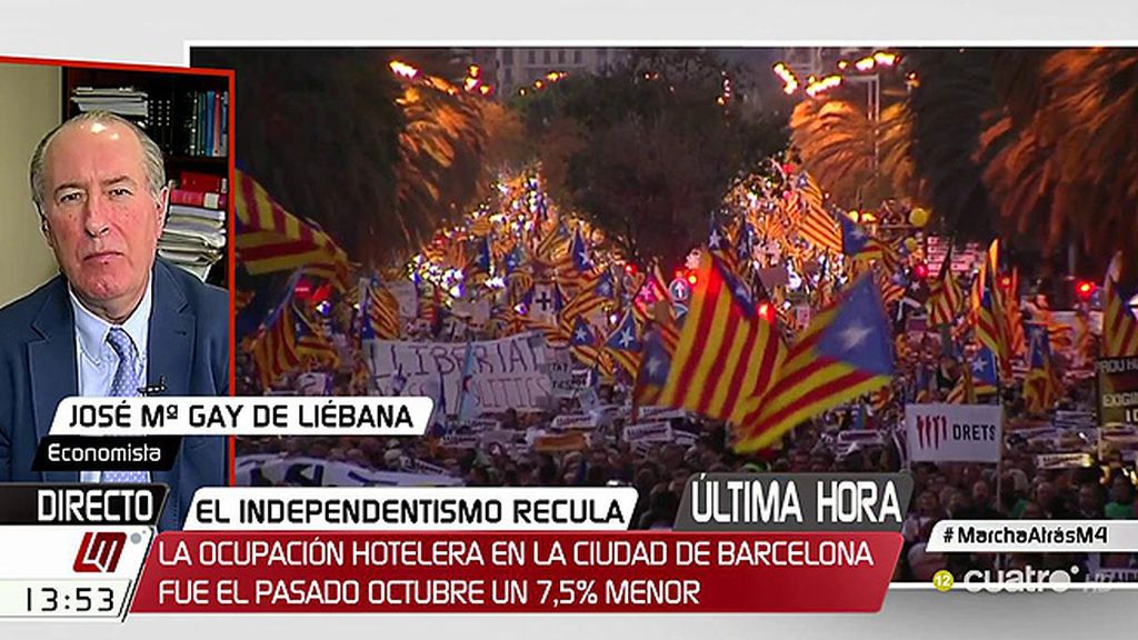Gay de Liébana, sobre Cataluña: “En 2018 va a ser una zona de catástrofe económica”