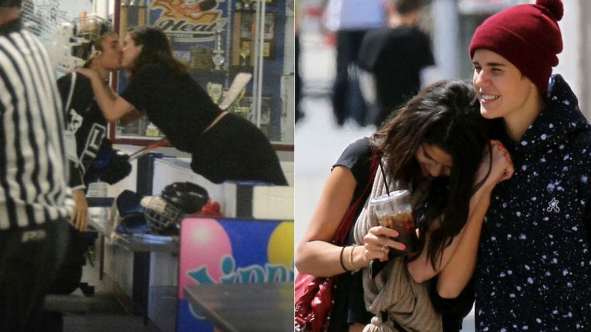 ¡Pillados! La foto del 'primer' beso entre Selena Gomez y Justin Bieber  😍