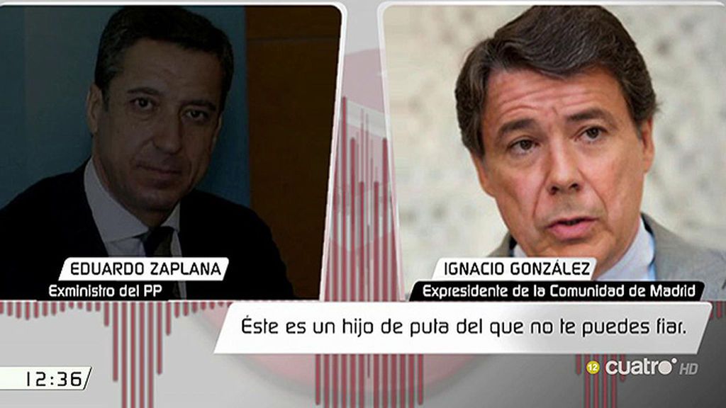 González, a Zaplana: “Rajoy es un hijo de… del que no te puedes fiar”