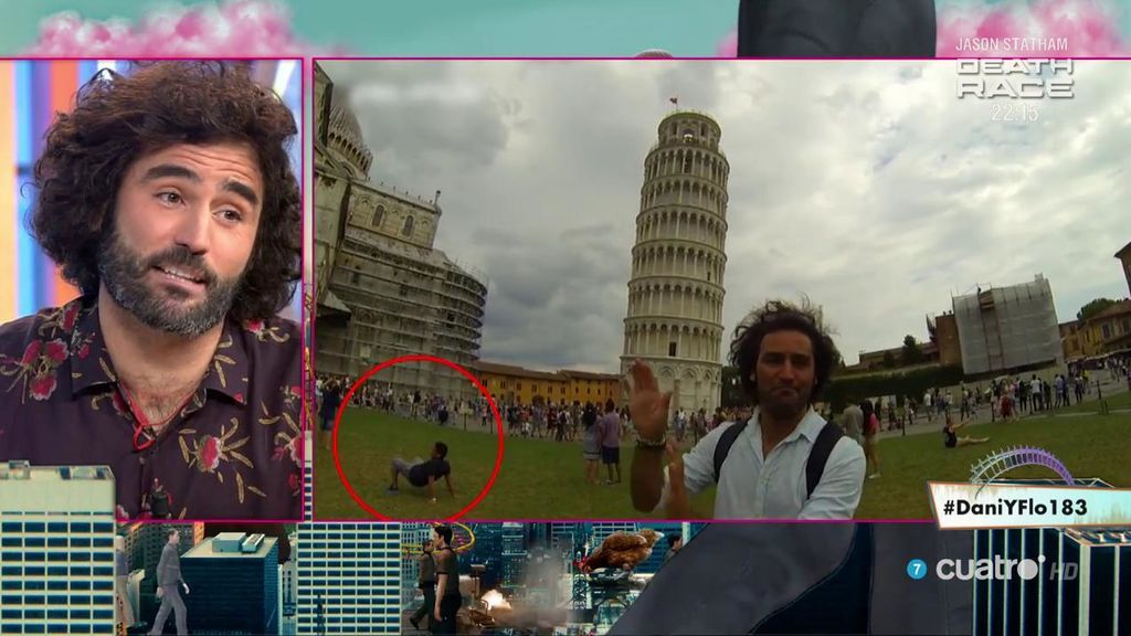 Lo que Raúl Gómez no vio de su vídeo grabado en Pisa 😂