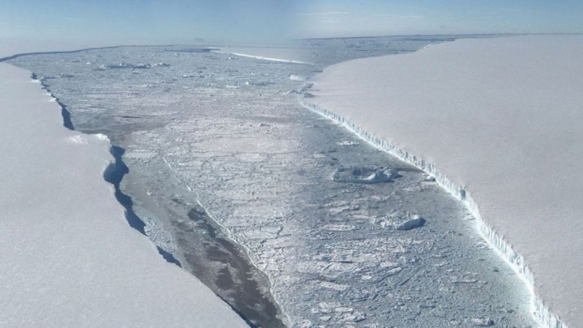 A lo 'Titanic': el iceberg gigante A68 ya está a la deriva en mar abierto