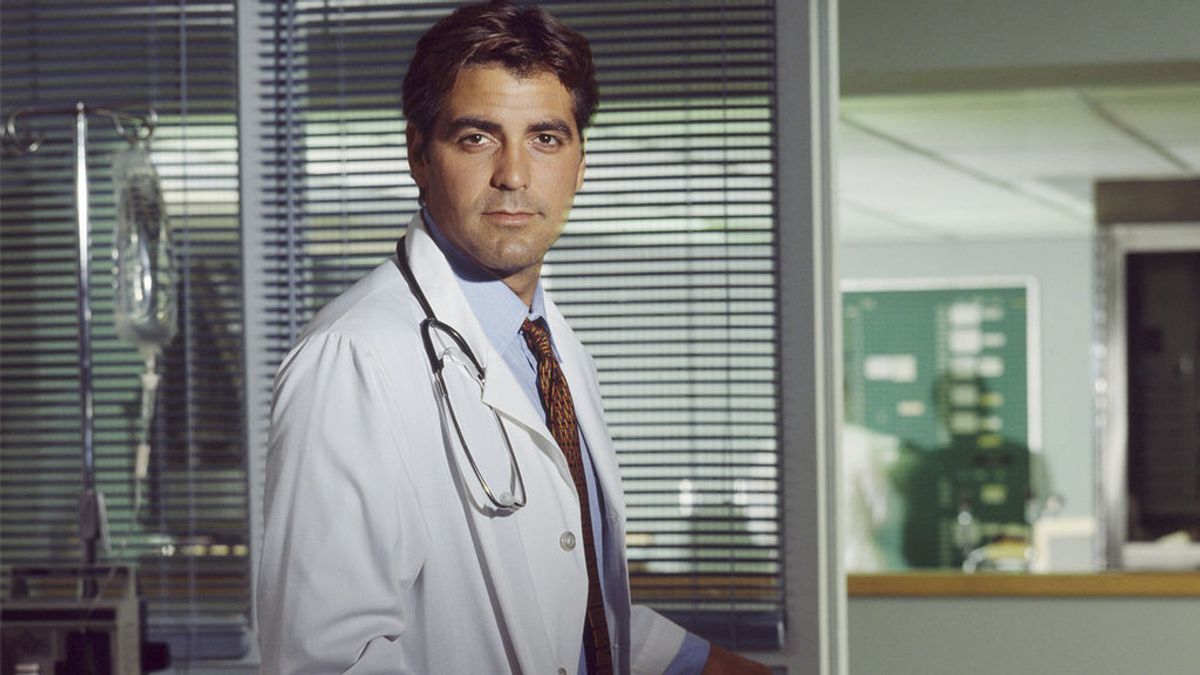 George Clooney interpretaba al doctor Doug Ross en 'Urgencias'.