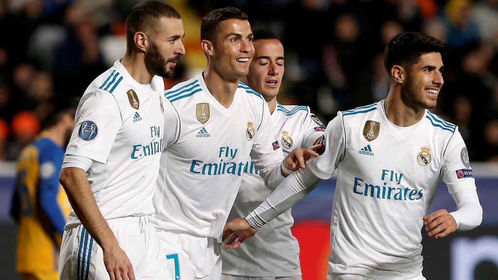 El Madrid se da un atracón de goles en Chipre y se asegura su pase a octavos de la Champions