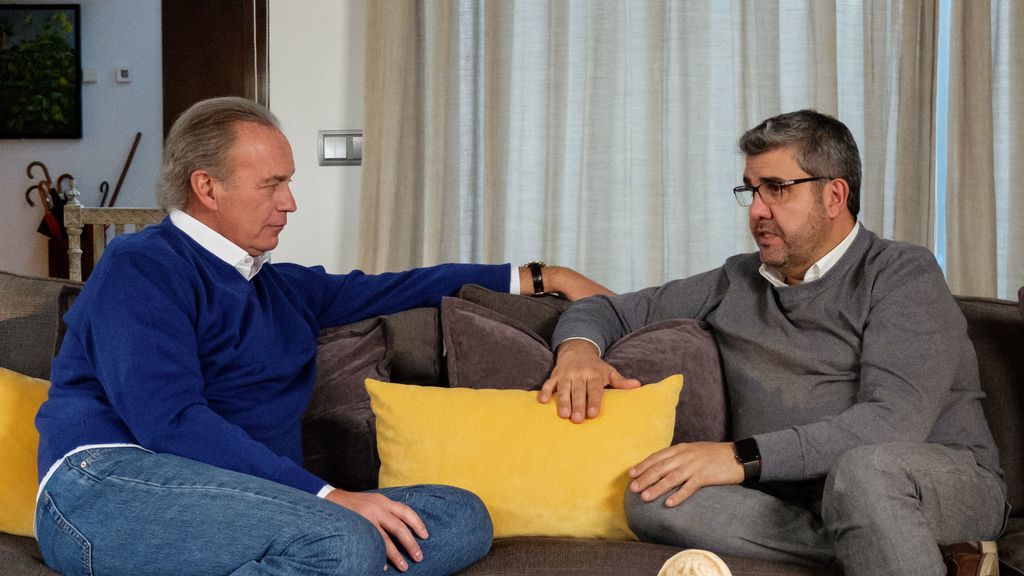Florentino Fernández, Dani Martínez y Lara Álvarez visitan a Bertín Osborne en 'Mi casa es la tuya'.