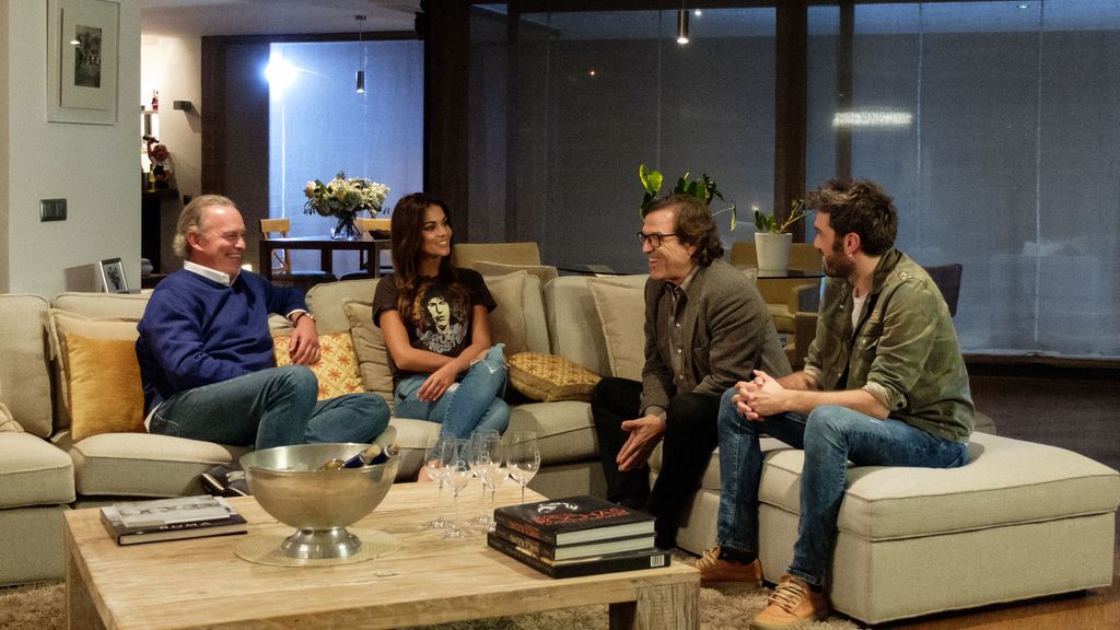 Florentino Fernández, Dani Martínez y Lara Álvarez visitan a Bertín Osborne en 'Mi casa es la tuya'.