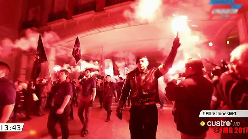 El aniversario de la muerte de Franco saca a la calle a numerosos grupos de fascistas