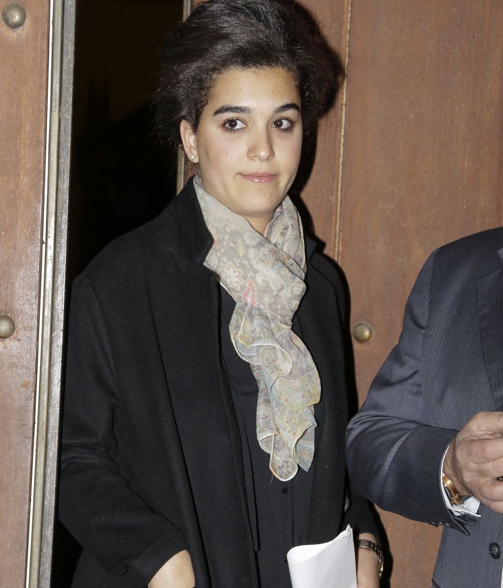 Cayetano fue acompañado por su novia, la joven Bárbara Mirjan