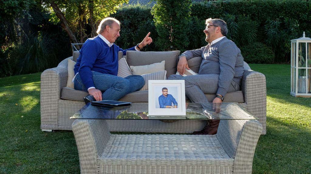 Florentino Fernández, Dani Martínez y Lara Álvarez visitan a Bertín Osborne en 'Mi casa es la tuya'.