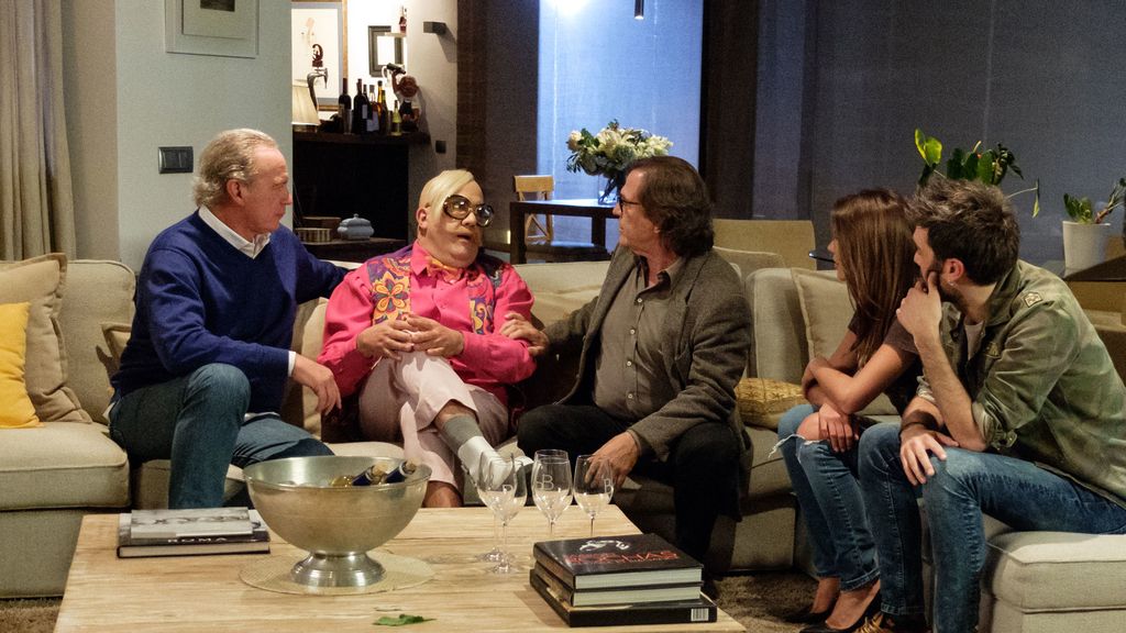 Florentino Fernández, Dani Martínez y Lara Álvarez visitan a Bertín Osborne en 'Mi casa es la tuya'.