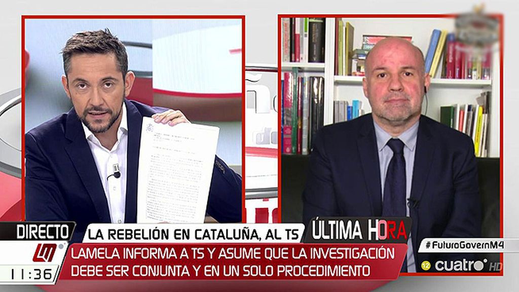 González Vega, de los exconsellers: "Hacer un reconocimiento expreso del 155 puede suponer una vía para la libertad con cargos"