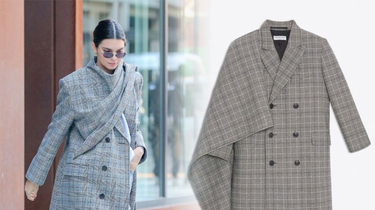 El 'abrigo-bufanda' de Kendall Jenner, la prenda que necesitas sí o sí este invierno para superar el frío