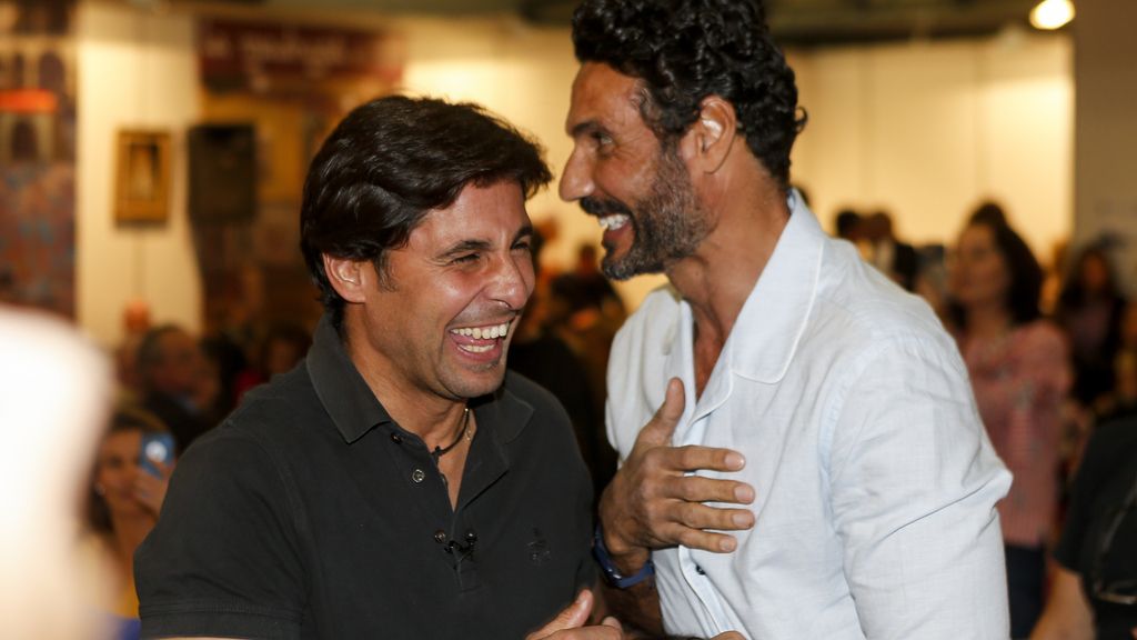 Fran Rivera se reencontró (y partió de risa) con su compañero Óscar Higueras