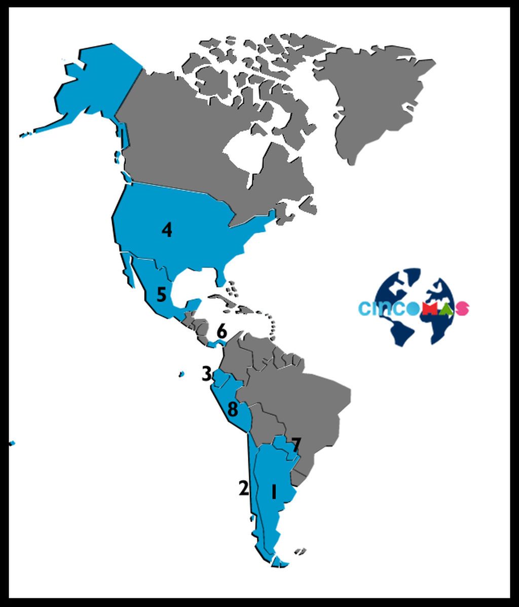 Mapa América CincoMAS con Logo2